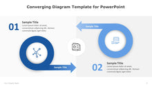 Load image into Gallery viewer, Converging Blue Diagram Template for PowerPoint-07
