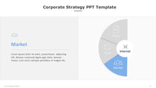 Load image into Gallery viewer, Corporate Strategy Blue PowerPoint Template-11
