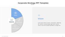 Load image into Gallery viewer, Corporate Strategy Blue PowerPoint Template-12
