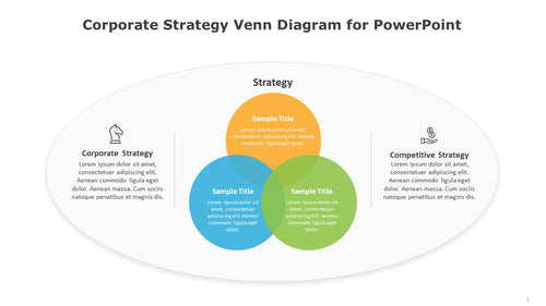 Corporate Strategy Venn Multicolor Diagram for PowerPoint-01