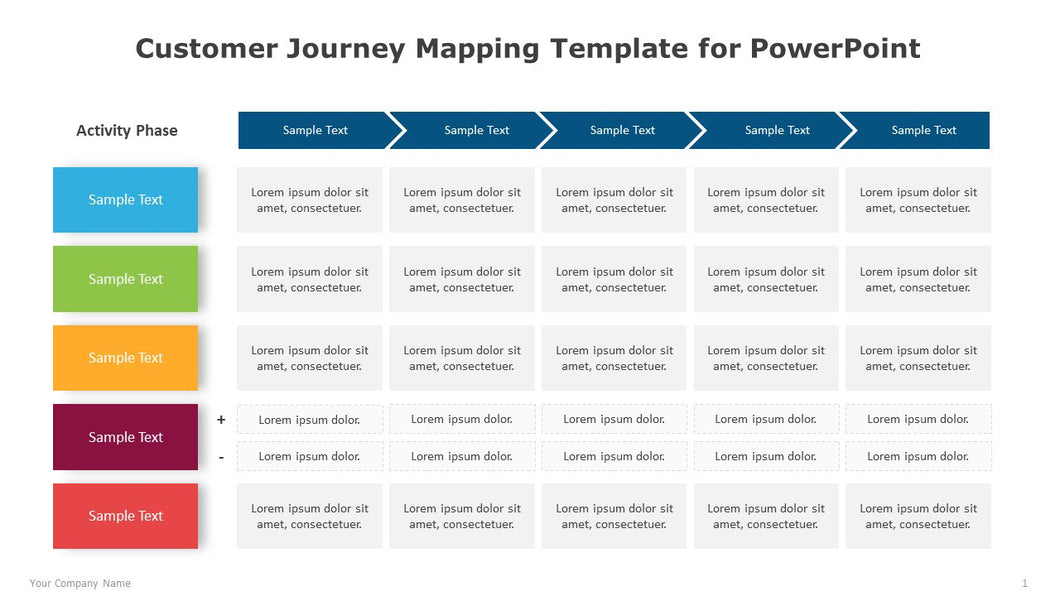 Customer Journey Mapping Multicolor Template for PowerPoint-01