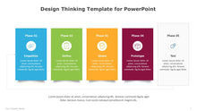 Load image into Gallery viewer, Design Thinking Multicolor Template for PowerPoint-02
