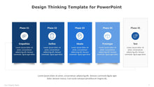 Load image into Gallery viewer, Design Thinking Blue Template for PowerPoint-06

