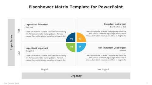 Eisenhower Matrix Multicolor Template for PowerPoint-01