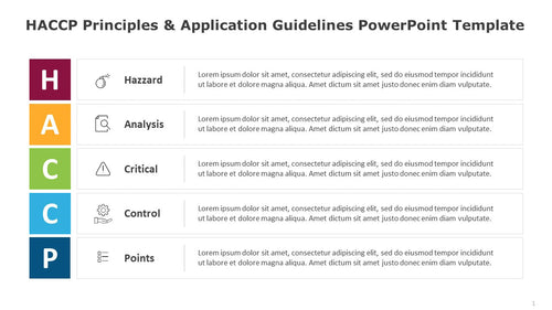 HACCP Principles a Application Guidelines Multicolor PowerPoint Template-01