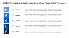 Load image into Gallery viewer, HACCP Principles a Application Guidelines Blue PowerPoint Template-04
