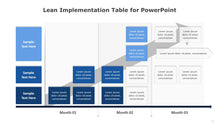 Load image into Gallery viewer, Lean Implementation Blue Table for PowerPoint-05
