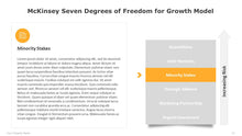 Load image into Gallery viewer, McKinsey Seven Degrees of Freedom for Growth Model  Multicolor Template for PowerPoint-13
