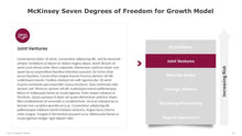 Load image into Gallery viewer, McKinsey Seven Degrees of Freedom for Growth Model  Multicolor Template for PowerPoint-14
