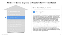 Load image into Gallery viewer, McKinsey Seven Degrees of Freedom for Growth Model  Blue Template for PowerPoint-21
