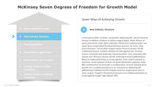 Load image into Gallery viewer, McKinsey Seven Degrees of Freedom for Growth Model  Blue Template for PowerPoint-22
