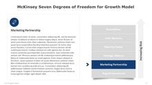 Load image into Gallery viewer, McKinsey Seven Degrees of Freedom for Growth Model  Blue Template for PowerPoint-26
