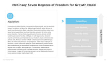 Load image into Gallery viewer, McKinsey Seven Degrees of Freedom for Growth Model  Blue Template for PowerPoint-30
