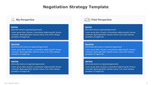 Load image into Gallery viewer, Negotiation Strategy Blue Template for PowerPoint -05
