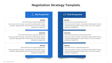 Load image into Gallery viewer, Negotiation Strategy Blue Template for PowerPoint -06

