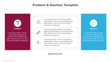 Load image into Gallery viewer, Problem and Solution Multicolor Template for PowerPoint-02
