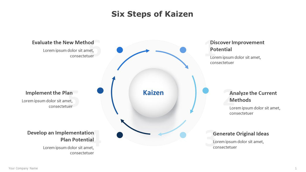 Six-Steps-of-Kaizen-Template-for-PowerPoint-01