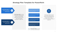 Load image into Gallery viewer, Strategy Plan Blue Template for PowerPoint-05
