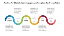 Load image into Gallery viewer, Tactics for Stakeholder Engagement Multicolor Template for PowerPoint-03
